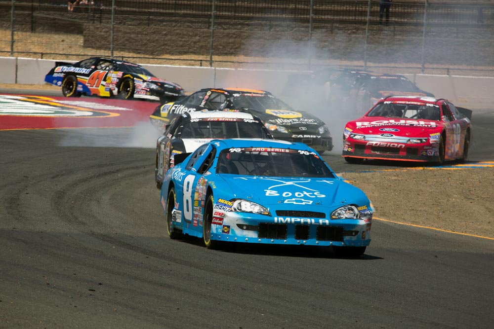 Larson Dominating In Sonoma K&N Series West Win