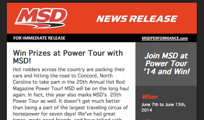 Go On Power Tour And You Could Win A Full Atomic EFI And Transmission Performance Package