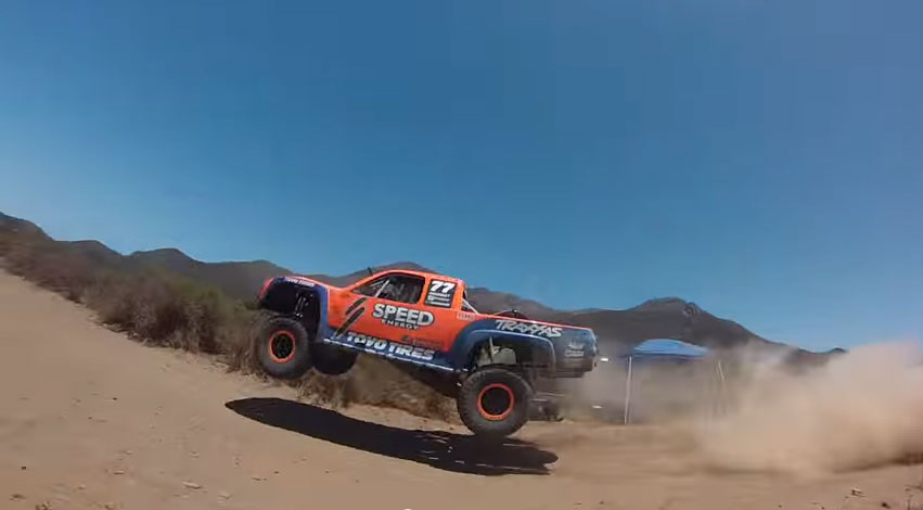 Awesome Baja 500 Videos From Robby Gordon’s Trophy Truck. 100MPH Plus Blasts Across The Desert!