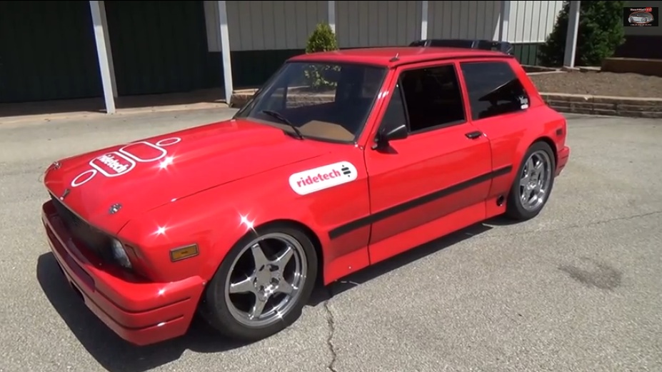 This Yugo Has Two 500ci Cadillac Engines In It, RideTech Suspension Components, And Is The Neatest Freakshow EVER (Video)