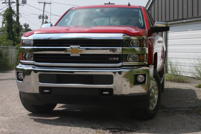 Chevy Silverado crew cab LTZ 2500 2014 victory red013