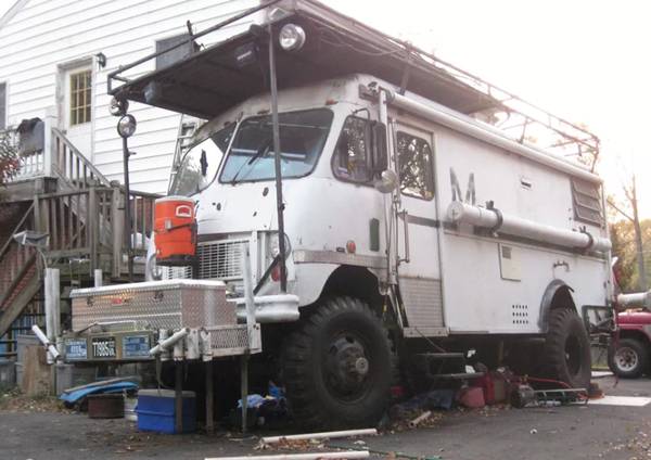 This 1966 Chevy Step Van Was Converted Into A Big Block, Four Wheel Drive, RV With 38 Forward Gears – You Can Own It!