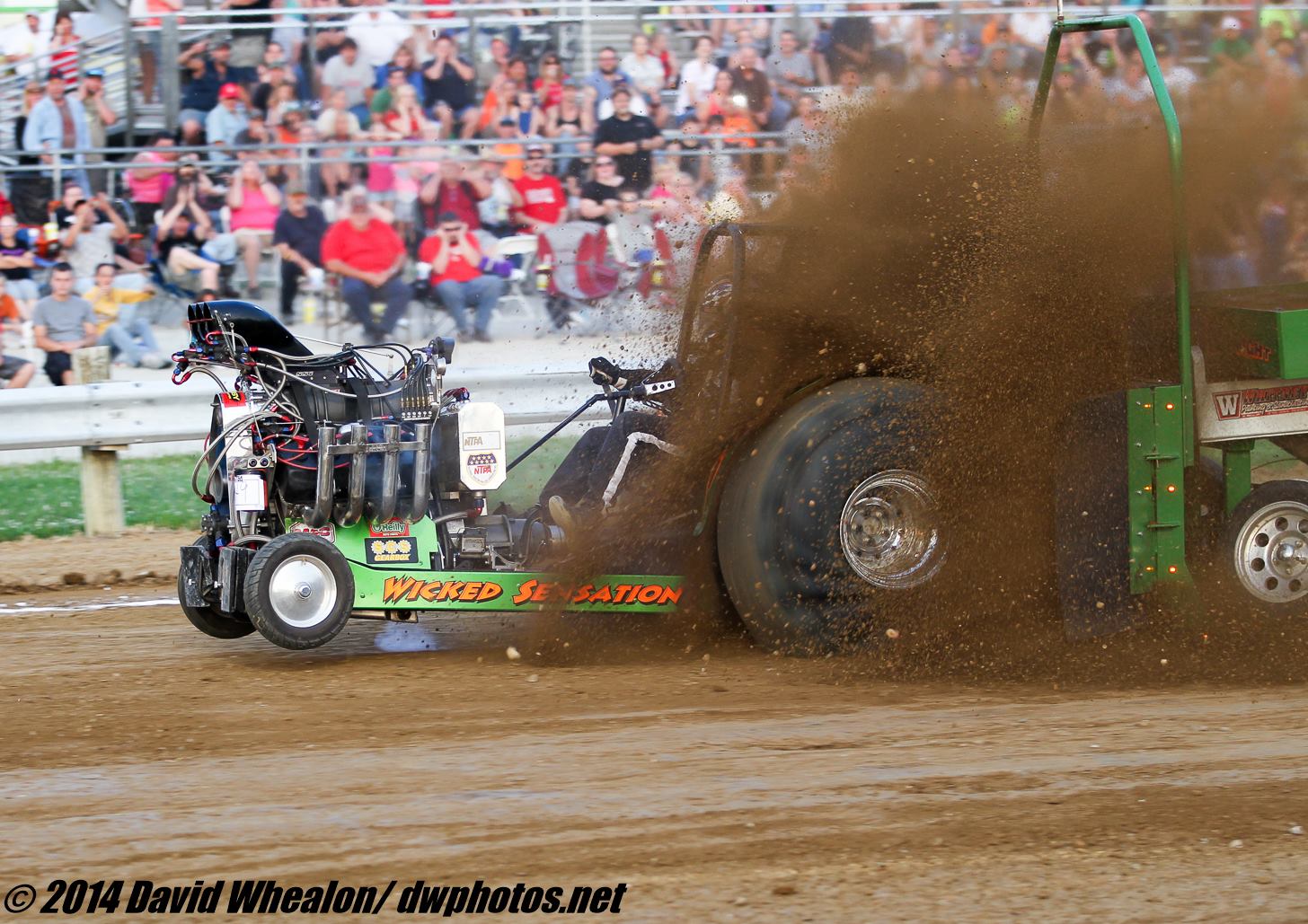 Pulling Action Gallery: Diesel Tractors, Mini Mods, And Two Wheel Drive Trucks From The NTPA Clinton County Pull