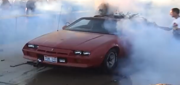 Burnout Fail Or Win? Watch This Camaro Give It A Shot And Judge For Yourself!