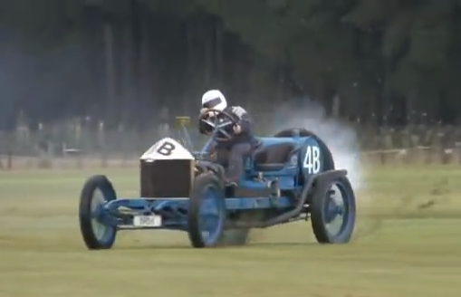 Watch As A Driver Spins The Only Remaining Car From The First Ever Grand Prix