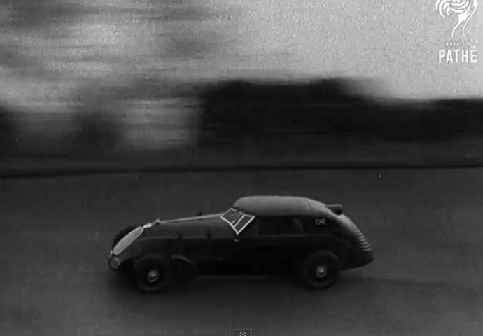 Watch The Diesel Land Speed Record Get Set In 1936 At The Famed Brooklands Race Track In England – A Bus Engine Made The Power