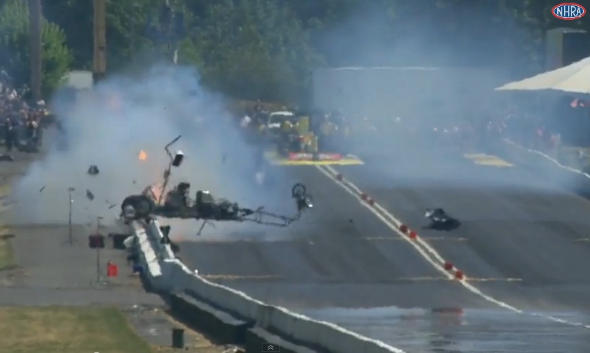 Watch Mark Taliaferro Suffer One Of The Worst Top Alcohol Dragster Wrecks We’ve Ever Seen – He Walked Away!