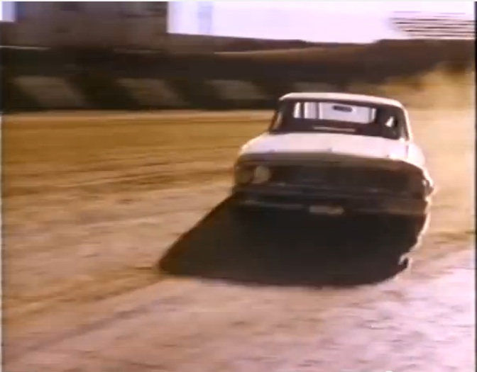 Watch (And Hear!) Junior Johnson Rip Around The Famed Ascot Park Dirt Track In California In His 427 Powered Galaxie Back In ’64/65