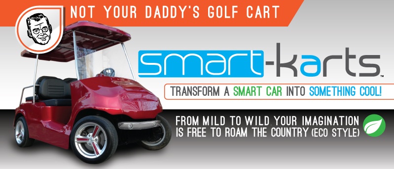 There’s a Company Converting Smart Cars Into 50-State Road Legal Golf Karts – Smart-Karts Are Brilliant