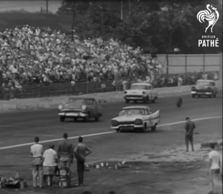 This 1957 Newsreel Clip Of The 500-Mile USAC Stock Car Race At Trenton, New Jersey Has Fantastic Footage – The Cars Rule