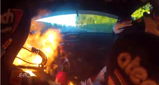 Watch Two French Rally Drivers Nearly Roast During The Ypres Rally!