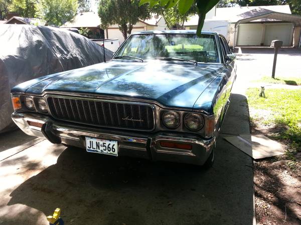 Rough Start: Want To Haul A Lot Of Friends With You? How About A 1971 AMC Ambassador?