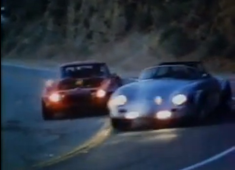 Bangshift Com Retro Clip The Final Race Scene From King Of The Mountain Porsche Versus Corvette On Mulholland Drive Bangshift Com