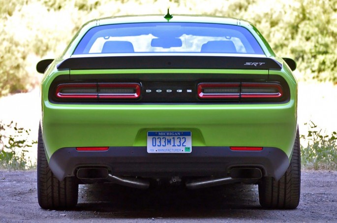 hellcat green rear