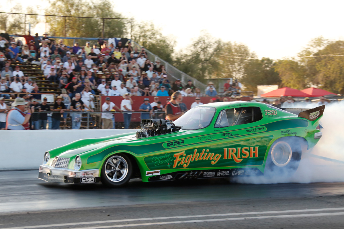 Funny Car Action At The 2014 California Hot Rod Reunion – Fiberglass Forest At Famoso!