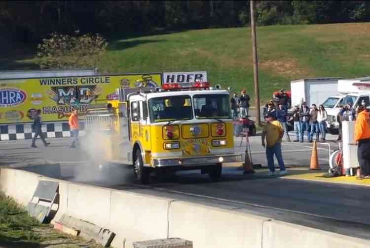 BangShift.com fire truck burnout