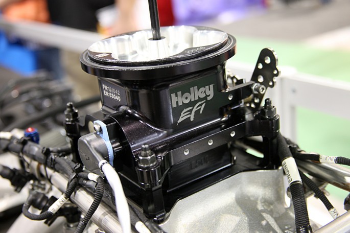 Hendrick Mahle Engine Assembly Demo SEMA 2014 014