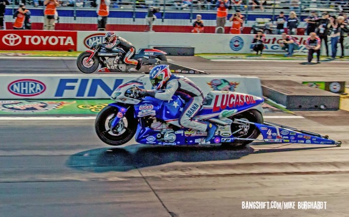 PSB - ProStock Bike Final round (Hector Arana JR  s Andrew Hines) x MIKE0548 copy