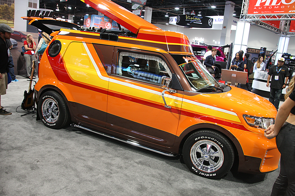 BangShift Question Of The Day: Cool Or Not? SCION’s Custom Van SCION XB From SEMA 2014