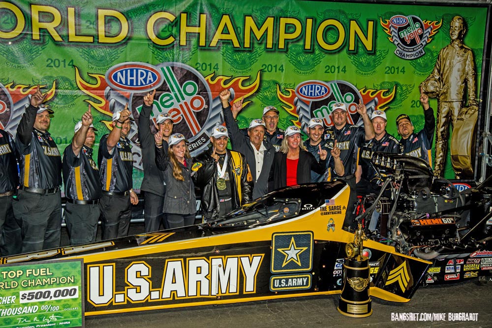 Tony Schumacher Nails Record 8th NHRA Top Fuel World Championship