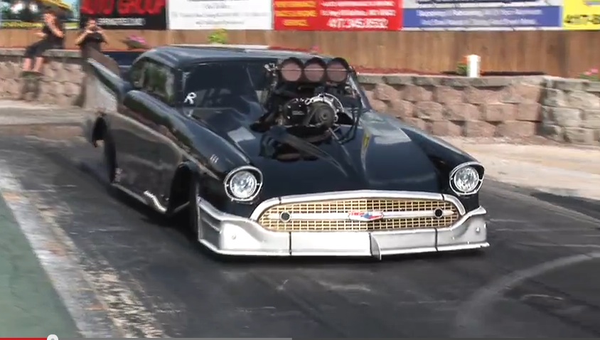 This 1957 Chevy Pro Mod Has A Small Block Chevy Engine And A Supercharger That Whines Like Nothing We Have Ever Heard