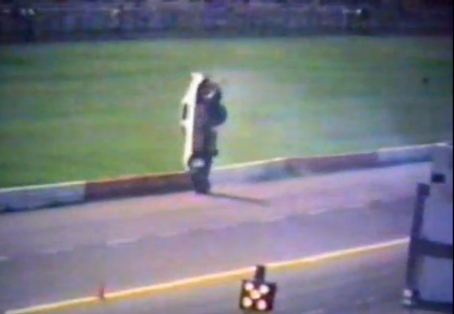 Vintage Drag Wreckage Video: Dale Emery Goes for the Ride of His Life at Indy Circa 1977