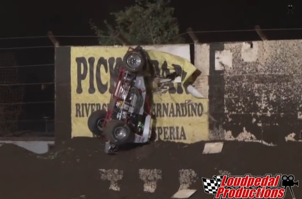 Wild Video: Watch This Sprint Car Crash And Hang From The Fence – Then Watch The Scary Way They Took It Down