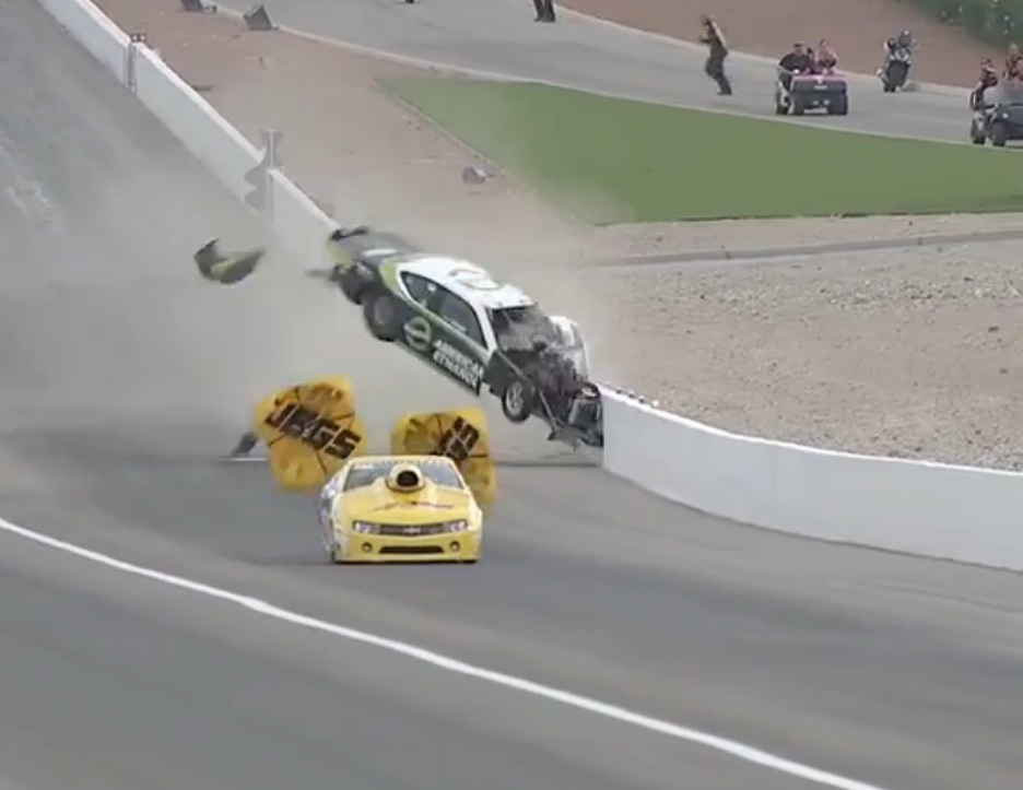 Watch Deric Kramer’s Catastrophic Pro Stock Crash From Las Vegas