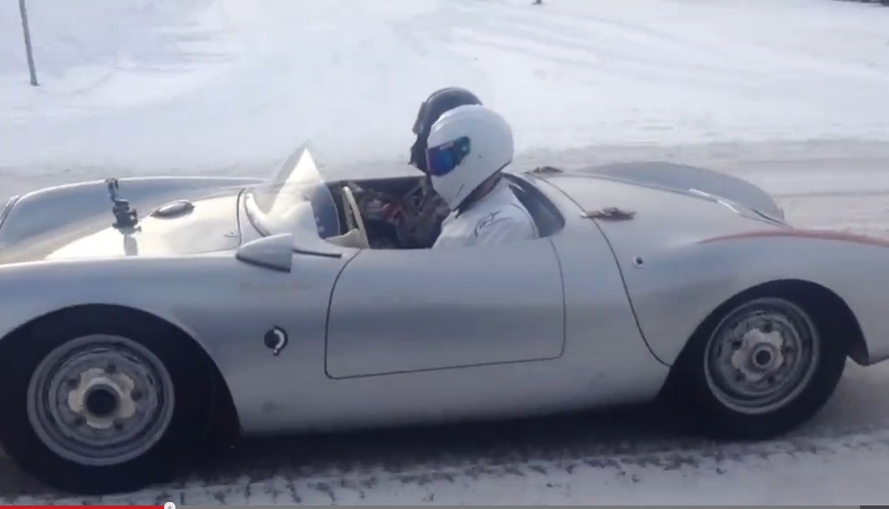 This Video Of The Stig And Darth Vader Driving Down A Snowy Canadian Road In A Porsche Spyder Is Hilariously Random