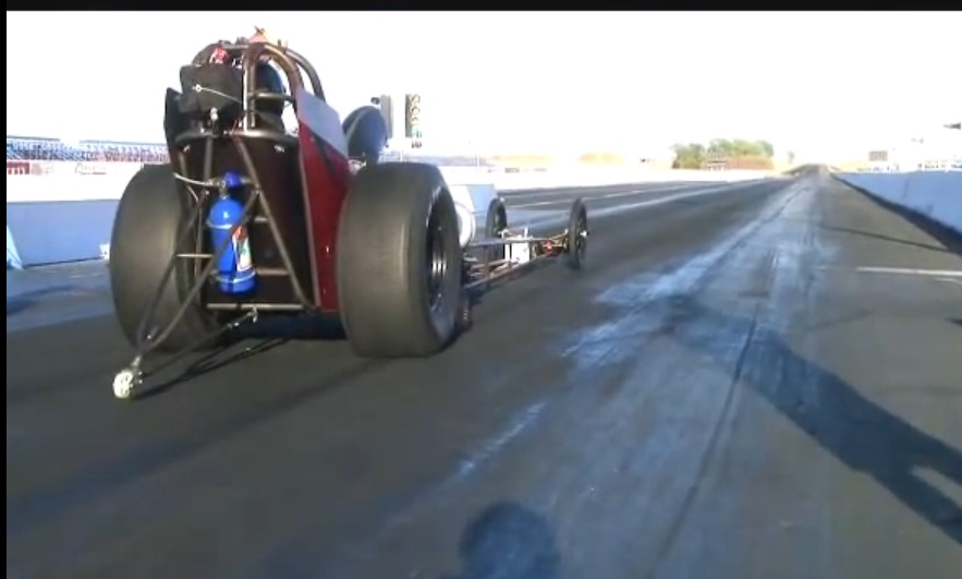 Watch A VW Powered Front Engine Dragster Run 6.52 In The Quarter Mile – Fear The Nail!