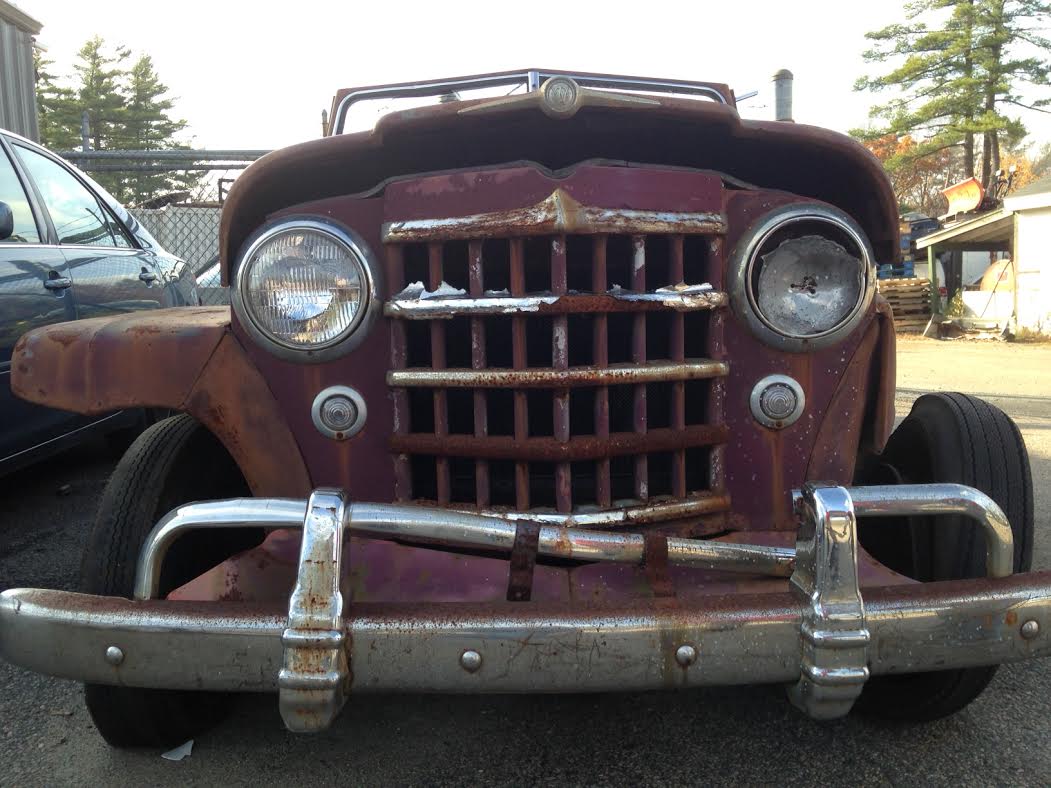 This 1950 Willys Jeepster Is Literally On Death’s Door – Junkyard Spotted And Crusher Ready