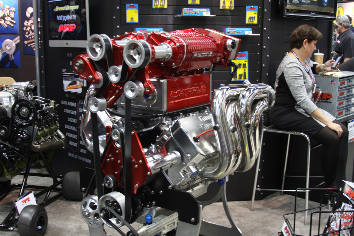 PRI 2014: This Twin Whipple Blown, 640ci, 2,000hp On 93 Octane, Goodwin Competition Semi-Hemi Is The Most Awesome Engine Here