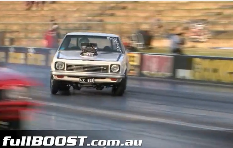 Textbook: Watch This Aussie Drag Racer Use His Brain And His Skills To Prevent From Wrecking His Fast Torana Drag Car