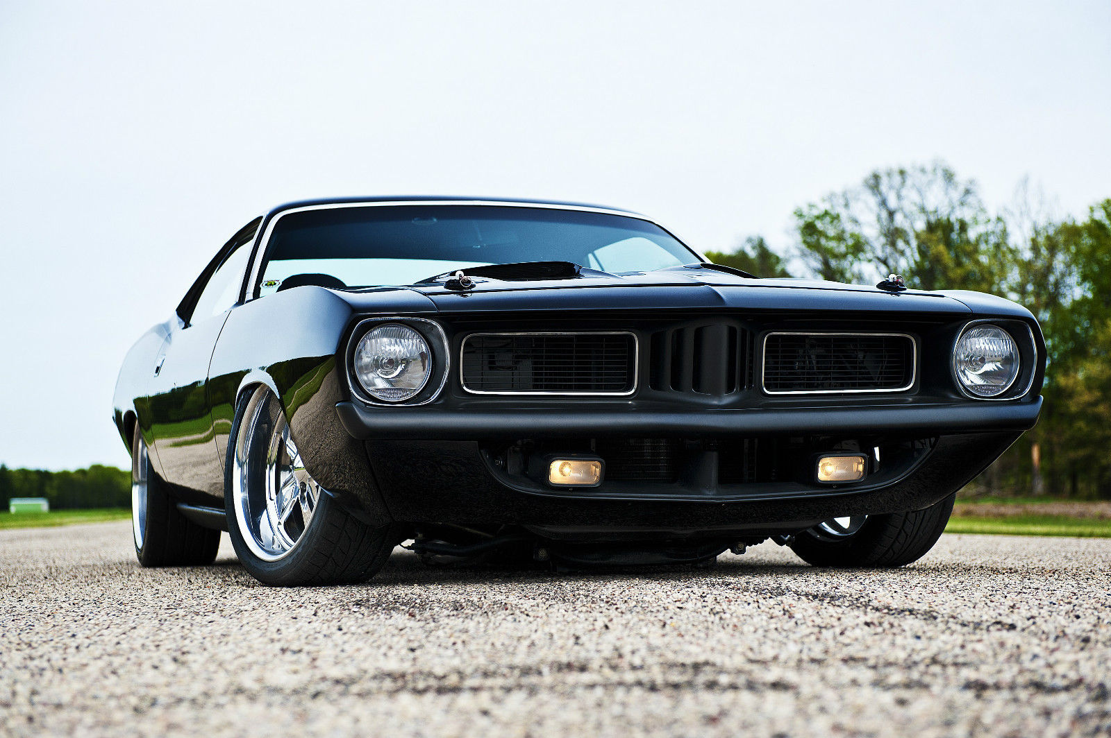 Pro Touring Find: The RideTech Equipped Blackened 1973 ‘Cuda Is Up For Sale – Evil Looks, Late Model Hemi Power, Tough Suspension