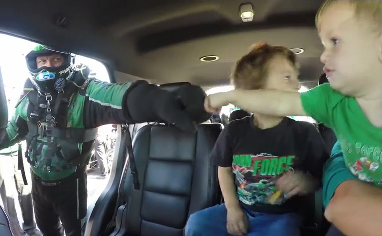 This Is The Most Personal, Fun, And Cool Video You’ll Ever See About John Force – A GoPro And His Grandkids – Great Watch