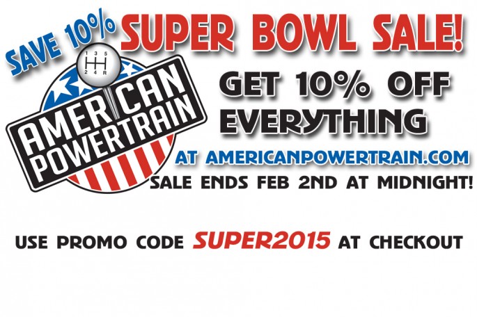 APT SuperBowl Sale W PROMO CODE