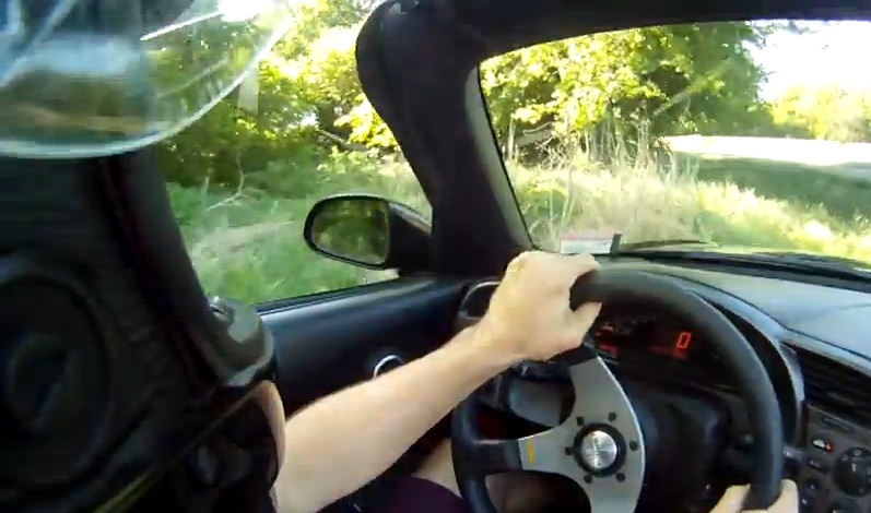 Watch This Guy Crash His Honda S2000 At A Weird Autocross And Then Get Really, Really Mad About It In The Car