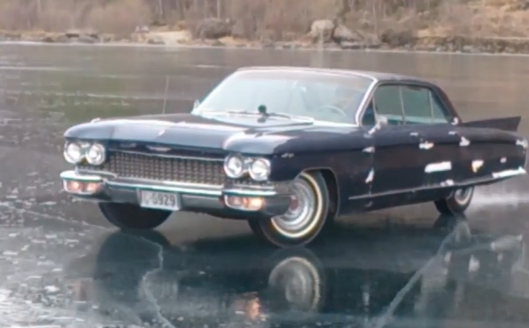 Watching This Old Cadillac Eldorado Slide Around A Frozen Lake With A Kid At The Wheel Is Pretty Awesome