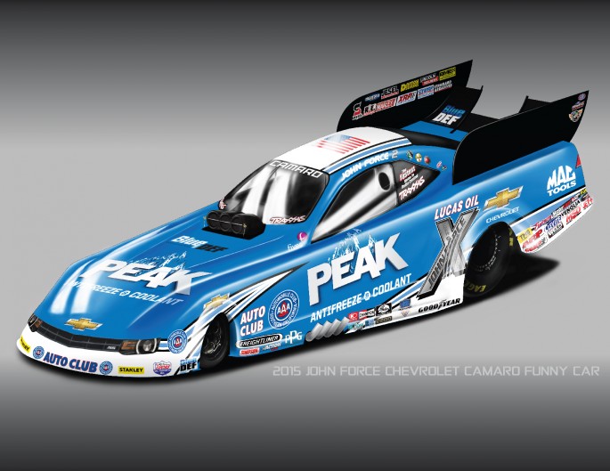 2015 John Force Chevrolet Camaro Funny Car