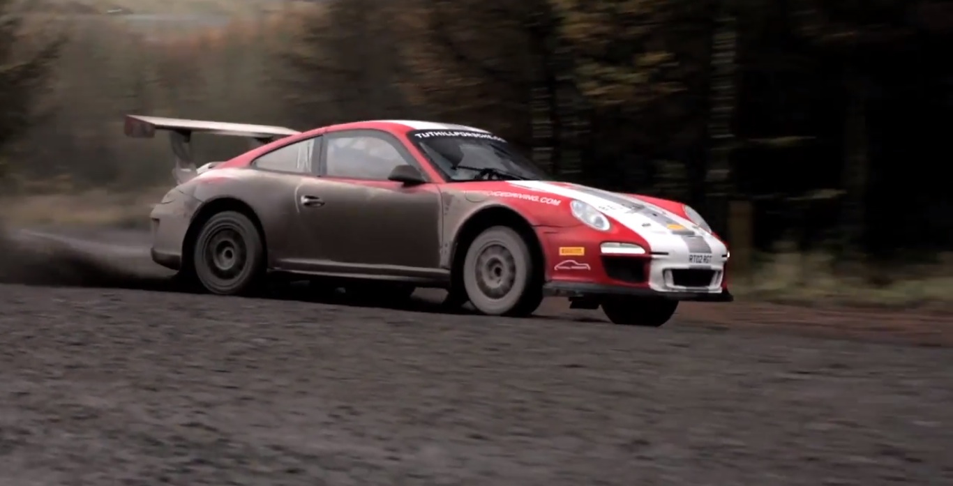 Rally Video: Chris Harris Takes On An R-GT Prepared Porsche 911 In Wales