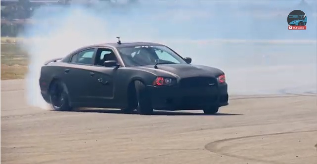 Watch Sam Hübinette Drift A Charger SRT8 Like He Absolutely Hates It
