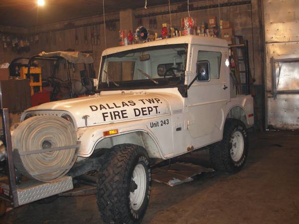 This 1974 Jeep CJ7 Brush Buggie Is One Heck Of An Off Road Fire Fighting Rig And It Could Be Yours!