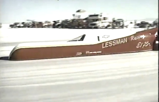 Watch Roger Lessman’s Massive 1990 Streamliner Crash At Bonneville – He Lived…Somehow