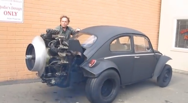 Radial-Engined Baja Bug? Don’t Mind If We Do! Check Out Video Of This Freak Starting And Running!