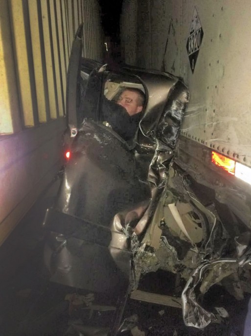 Interstate 84 semi-crash: Photos from the Baker City area pileup