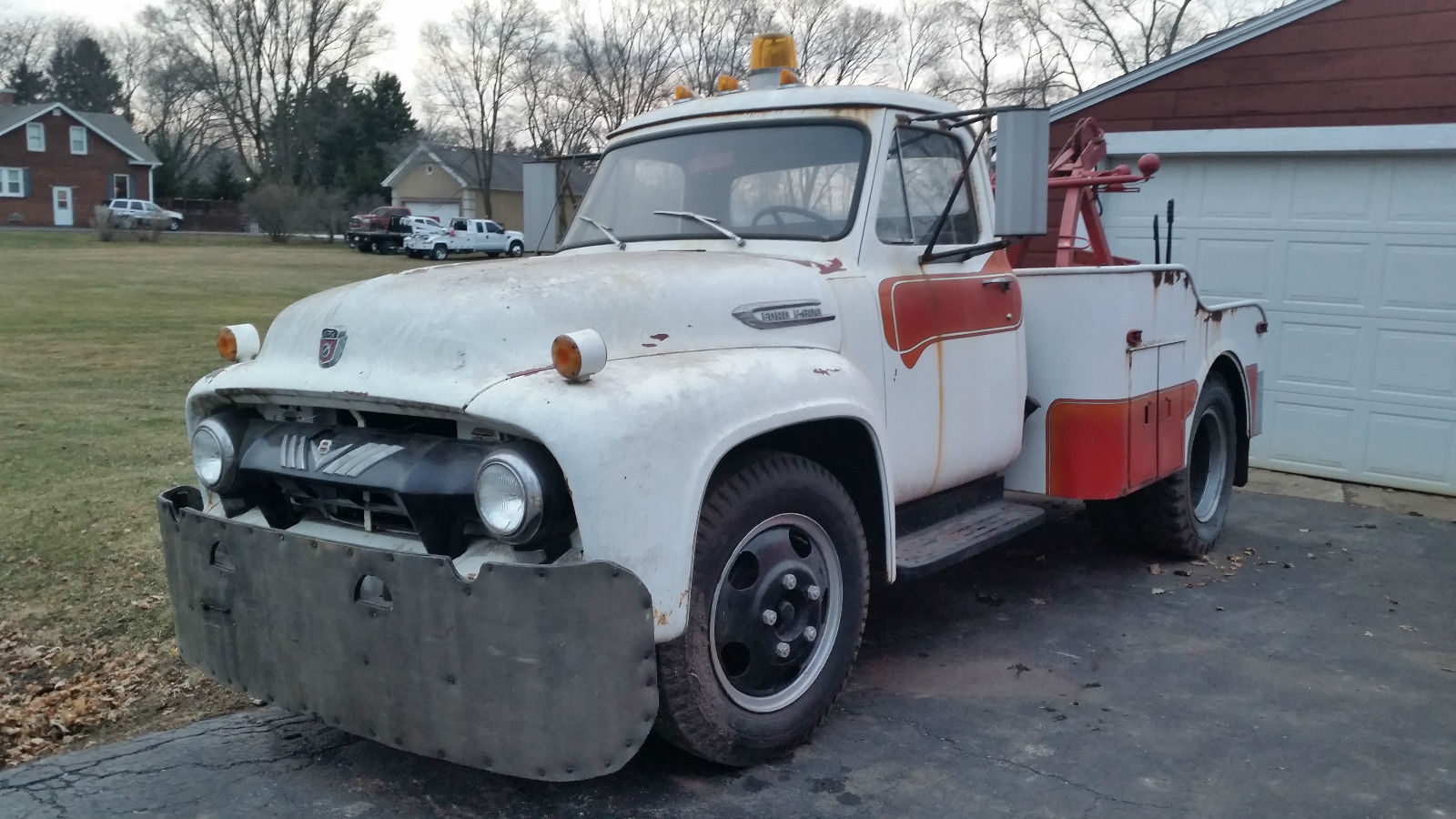 Bangshift Com 1954 Ford F600 Wrecker