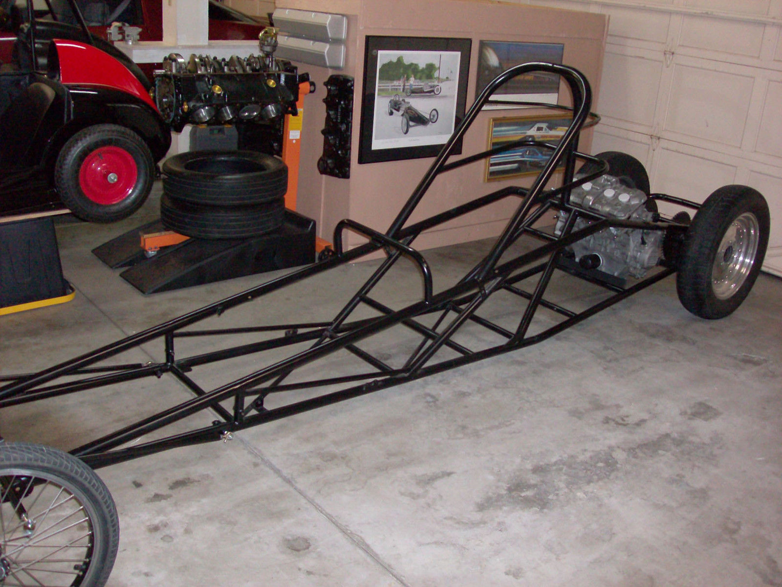 BangShift com Motorcycle  Powered Dragster