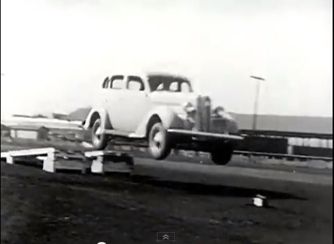 Historical Footage: Torture-Testing A Plymouth The Old-Fashioned Way, By Using Stunt Drivers!