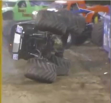 Watch Monster Truck Racer BJ Johnson Make One Of The Wildest Saves Of All Time