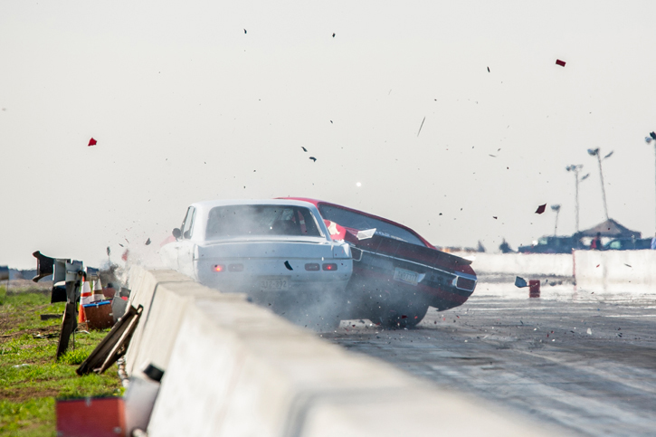 March Meet 2015 Wreckage Sequence – Big Doorslammer Contact And The Curse Of The Front Page?